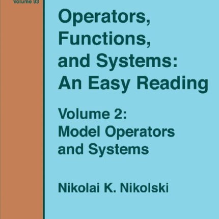 Operators Functions and Systems  An Easy Reading