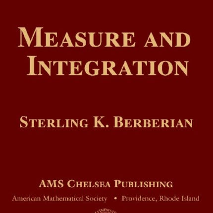 Measure and Integration