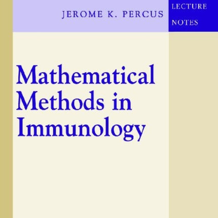 Mathematical Methods in Immunology