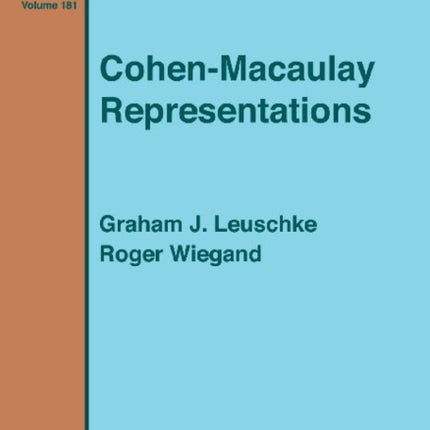 CohenMacaulay Representations