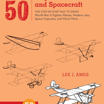 Draw 50 Airplanes, Aircraft, and Spacecraft