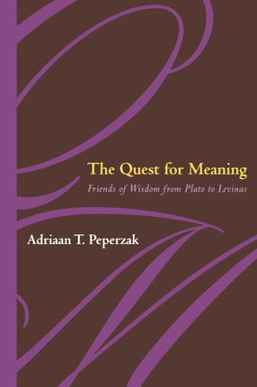 The Quest For Meaning: Friends of Wisdom from Plato to Levinas