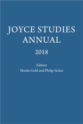 Joyce Studies Annual 2018