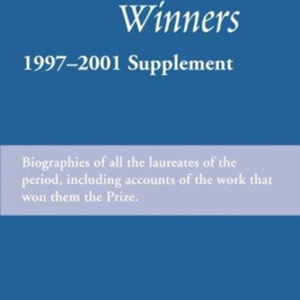 Nobel Prize Winners  1997 2001 Supplement