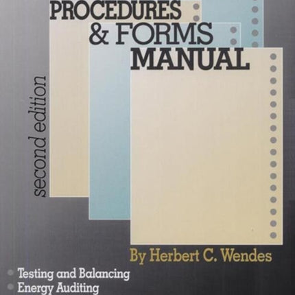 HVAC Procedures  Forms Manual Second Edition