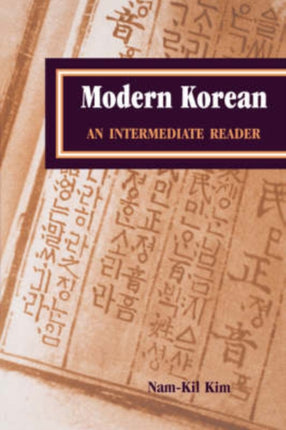 Modern Korean An Intermediate Reader