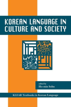 Korean Language in Culture and Society KLEAR