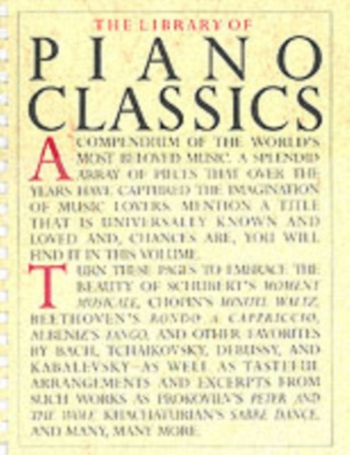 Library of Piano Classics: Piano Solo