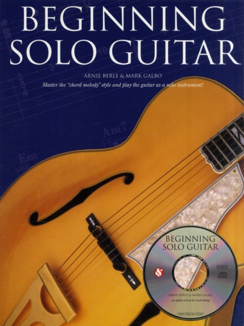 Beginning Solo Guitar With CD Audio Book  CD