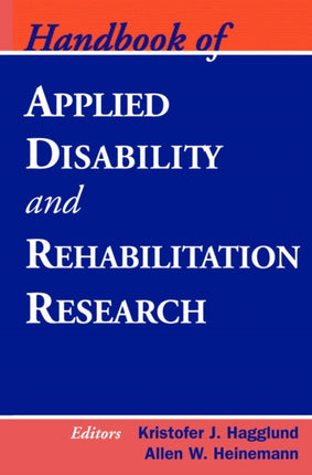 Handbook of Applied Disability and Rehabilitation