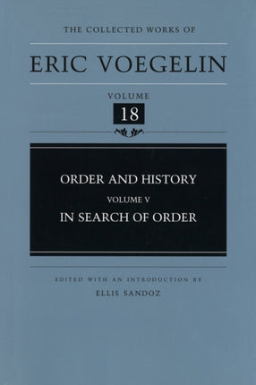 Order and History In Search of Order v 5