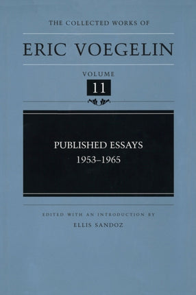 Published Essays 19531965 CW11