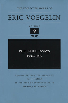 Published Essays 19341939 CW9