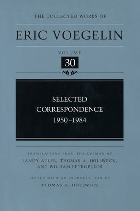 Selected Correspondence 19501984 Collected Works