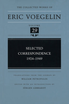 Selected Correspondence 19241949 CW29
