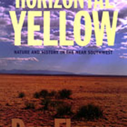 Horizontal Yellow  Nature and History in the Near Southwest