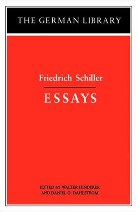 Essays Friedrich Schiller v 15 German Library S