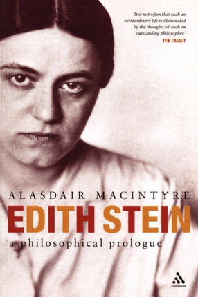 Edith Stein A Philosophical Prologue