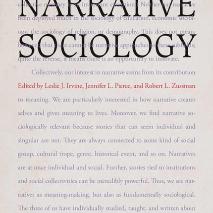 Narrative Sociology