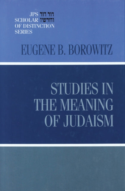 Studies in the Meaning of Judaism