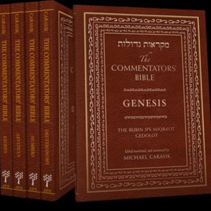 The Commentators Bible 5volume set  The Rubin JPS