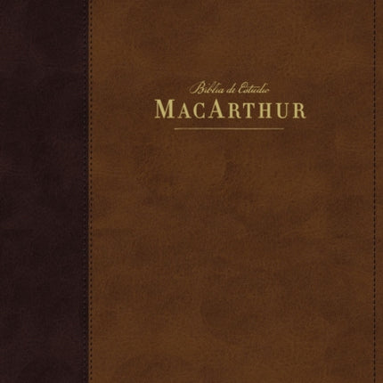 NBLA Biblia de Estudio MacArthur Leathersoft Caf