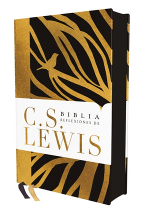 Reina Valera Revisada, Biblia Reflexiones de C. S. Lewis, Tapa Dura, Negro, Interior a DOS Colores, Comfort Print