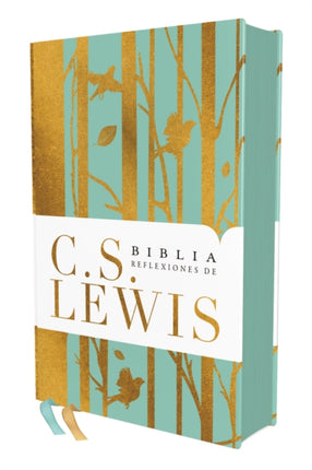 Reina Valera Revisada, Biblia Reflexiones de C. S. Lewis, Tapa Dura, Turquesa, Interior a DOS Colores, Comfort Print