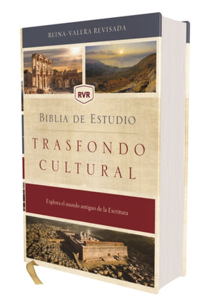 RVR Biblia de estudio trasfondo cultural Tapa dura Interior a color Comfort Print