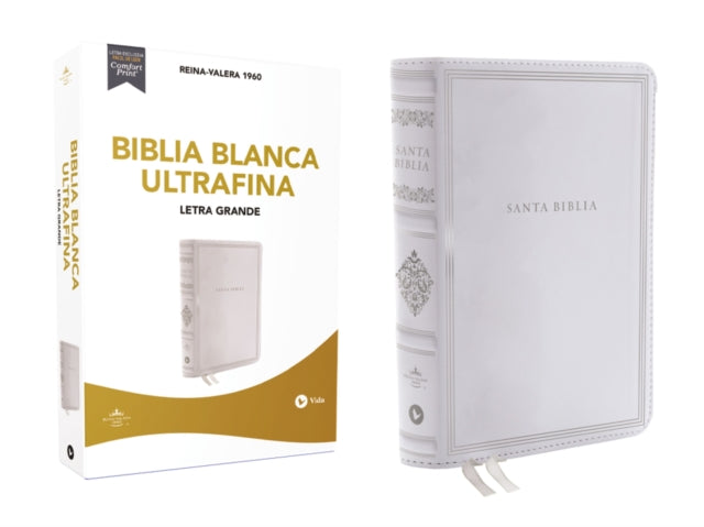 Biblia Reina-Valera 1960, Biblia Blanca, Ultrafina, Letra Grande. Bodas, Bautismo, Presentación/Dedicación Y Cumpleaños