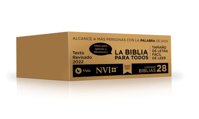 NVI Santa Biblia Revision 2022 Edicion economica Tapa rustica Paquete de 28