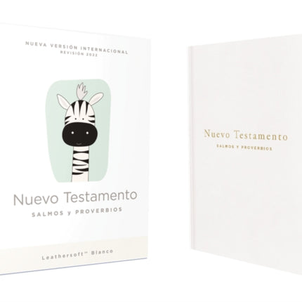 Nvi Nuevo Testamento de Bolsillo Con Salmos Y Proverbios Revisión 2022 Leathersoft Blanco Bebés