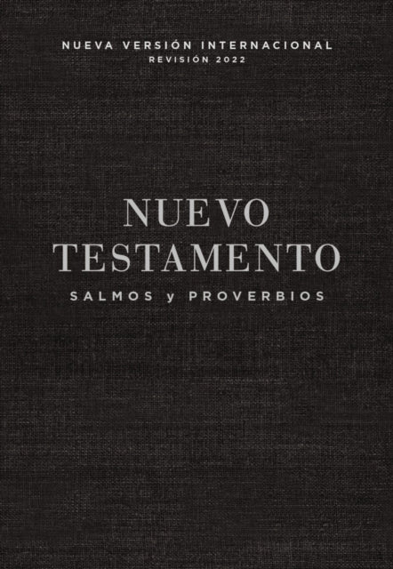 NVI Nuevo Testamento de bolsillo con Salmos y Proverbios Revision 2022 Tapa Rustica Negro