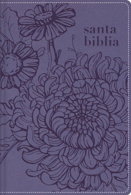 Nbla Santa Biblia Edición Versificada Tamaño Bolsillo Leathersoft Morado Palabras de Jesús En Rojo Comfort Print Con Cierre
