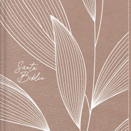 Nbla Santa Biblia Edición Versificada Tamaño Bolsillo Leathersoft Oro Rosa Palabras de Jesús En Rojo Comfort Print Con Cierre
