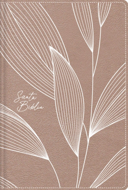 Nbla Santa Biblia Edición Versificada Tamaño Bolsillo Leathersoft Oro Rosa Palabras de Jesús En Rojo Comfort Print Con Cierre