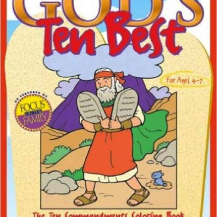 God's Ten Best: The Ten Commandments Colouring Book