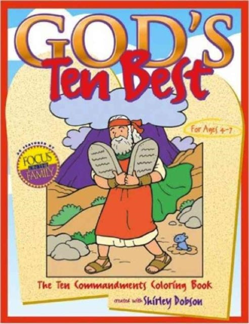 God's Ten Best: The Ten Commandments Colouring Book