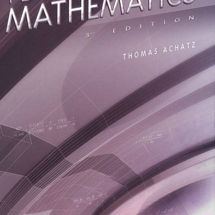 Technical Shop Mathematics 3rd By Anderson