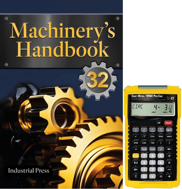 Machinerys Handbook 32nd Edition  4090 Sheet Metal  HVAC Pro Calc Calculator Set Large Print