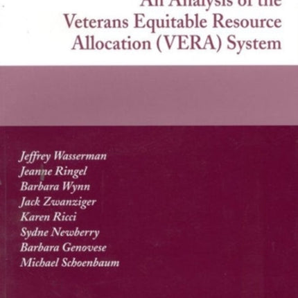 An Analysis of the Veterans Equitable Resource Allocation (VERA) System