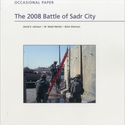 The 2008 Battle of Sadr City