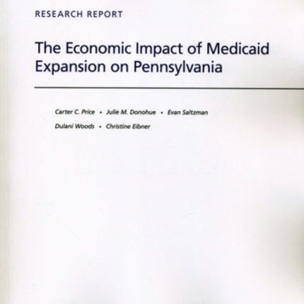 The Economic Impact of Medicaid Expansion on Pennsylvania