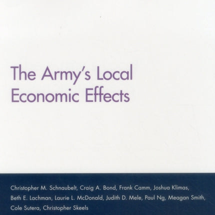 The Army's Local Economic Effects