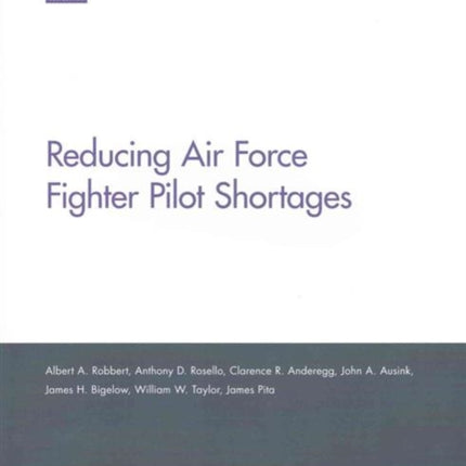 Reducing Air Force Fighter Pilot Shortages