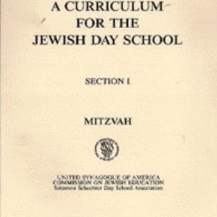 A Curriculum for the Jewish Day School Mitzvah