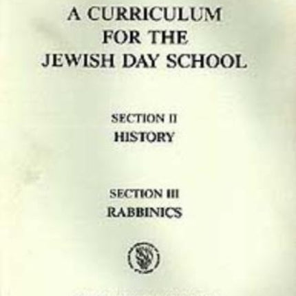 A Curriculum for the Jewish Day School History