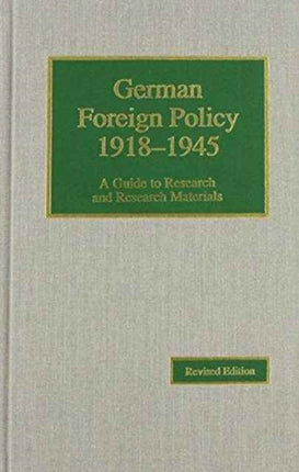German Foreign Policy 19181945