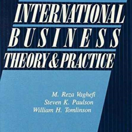 International Business - Theory And Practice: Theory & Practice