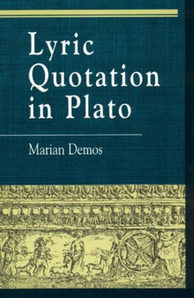 Lyric Quotation in Plato Greek Studies